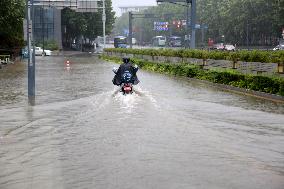 Blue Rainstorm Alert in Lianyungang