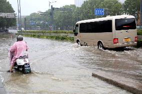 Blue Rainstorm Alert in Lianyungang