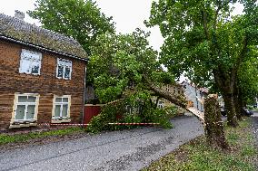 Storm in Tartu