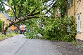 Storm in Tartu