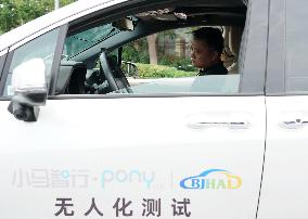 (ChineseToday)CHINA-BEIJING-AUTONOMOUS DRIVING-SAFETY GUARDIAN (CN)