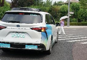 (ChineseToday)CHINA-BEIJING-AUTONOMOUS DRIVING-SAFETY GUARDIAN (CN)