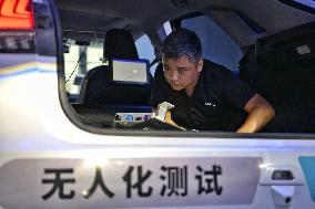 (ChineseToday)CHINA-BEIJING-AUTONOMOUS DRIVING-SAFETY GUARDIAN (CN)