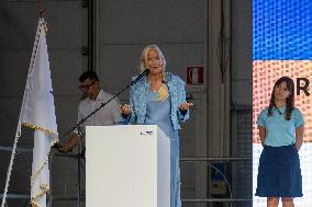 Table Tennis match - Opening Ceremony of the Championship Master Table Tennis Rome 2024