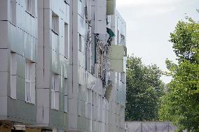 Private womens health clinic damaged during Russias second attack on Kyiv