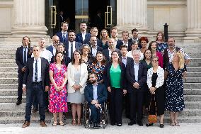 Newly Elected Deputies Arrives at the National Assembly - Paris