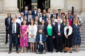 Newly Elected Deputies Arrives at the National Assembly - Paris