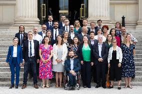 Newly Elected Deputies Arrives at the National Assembly - Paris