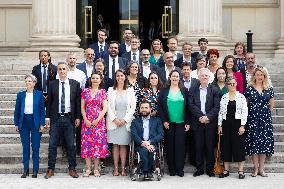 Newly Elected Deputies Arrives at the National Assembly - Paris