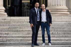 Newly Elected Deputies Arrives at the National Assembly - Paris