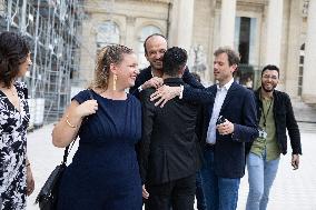 Newly Elected Deputies Arrives at the National Assembly - Paris