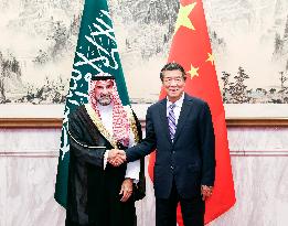 CHINA-BEIJING-HE LIFENG-SAUDI ARABIA-GUEST-MEETING (CN)