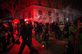 An Agitated End To The Evening In Place République