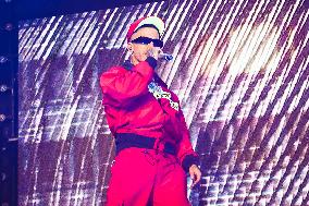 Sfera Ebbasta Performs During The X2VR TOUR 2024 In Milan