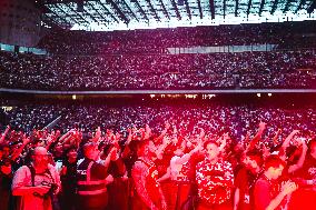 Sfera Ebbasta Performs During The X2VR TOUR 2024 In Milan