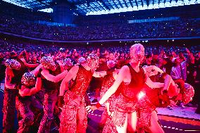 Sfera Ebbasta Performs During The X2VR TOUR 2024 In Milan