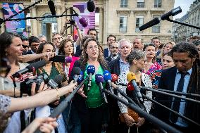 Newly-Elected EELV’s Members Of Parliament At National Assembly - Paris