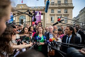 Newly-Elected EELV’s Members Of Parliament At National Assembly - Paris