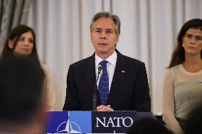 U.S. Secretary Of State Speaks At NATO Event