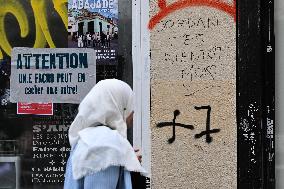 Cleanup After Leftist Rioting Post-Election In Paris