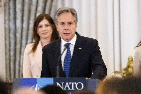 U.S. Secretary Of State Speaks At NATO Event