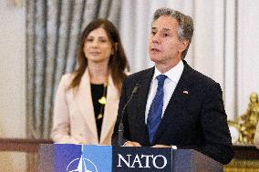 U.S. Secretary Of State Speaks At NATO Event