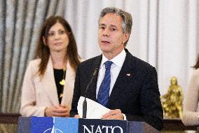 U.S. Secretary Of State Speaks At NATO Event