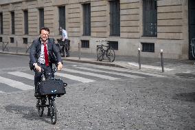 Newly-Elected Members Of Parliament For NFP Arrive At National Assembly - Paris