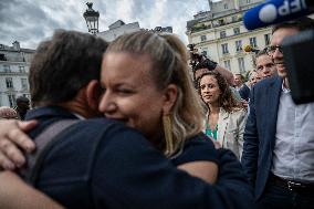 Newly-Elected Members Of Parliament For NFP Arrive At National Assembly - Paris