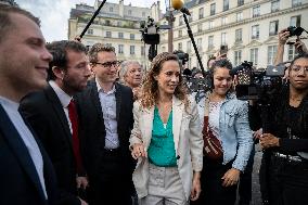 Newly-Elected Members Of Parliament For NFP Arrive At National Assembly - Paris