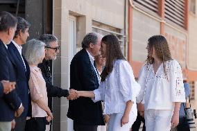 Spanish Princesses Visit Jaume Plensa Studio - Barcelona