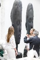 Spanish Princesses Visit Jaume Plensa Studio - Barcelona