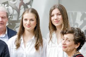 Spanish Princesses Visit Jaume Plensa Studio - Barcelona