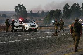 MIDEAST-GOLAN HEIGHTS-ROCKETS-ATTACK