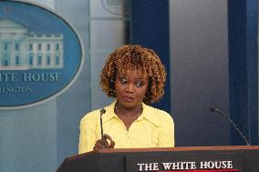 White House Press Secretary Karine Jean-Pierre Fields Questions About Biden's Health.