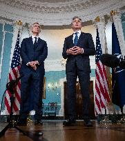 Blinken meets with NATO Secretary-General Jens Stoltenberg