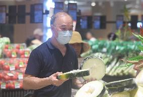 Customers Shop at A Supermarket in Hangzhou