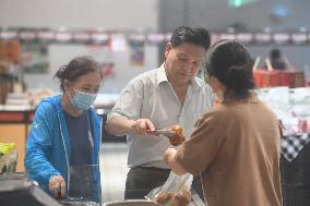 Customers Shop at A Supermarket in Hangzhou