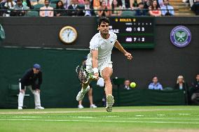 Wimbledon - Alcaraz v Paul Quarter Fina