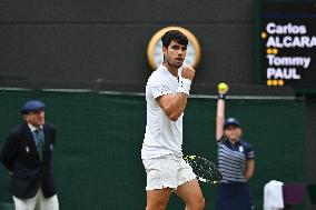 Wimbledon - Alcaraz v Paul Quarter Fina