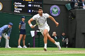 Wimbledon - Alcaraz v Paul Quarter Fina