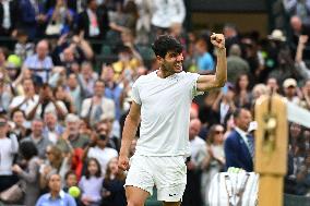 Wimbledon - Alcaraz v Paul Quarter Fina