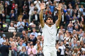 Wimbledon - Alcaraz v Paul Quarter Fina