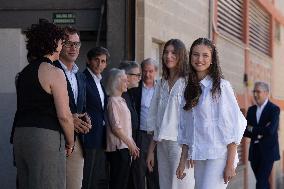 Princesses Visit Jaume Plensa's Studio - Barcelona