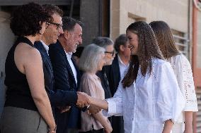 Princesses Visit Jaume Plensa's Studio - Barcelona