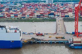 International Container Terminal in Taicang Port Area of Suzhou Port