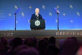 President Of The United States Joe Biden Delivered Remarks On The 75th Anniversary Of NATO