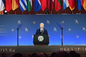 President Of The United States Joe Biden Delivered Remarks On The 75th Anniversary Of NATO