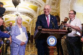 Senate Democratic Leadership Press Conference - Washington