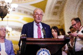 Senate Democratic Leadership Press Conference - Washington